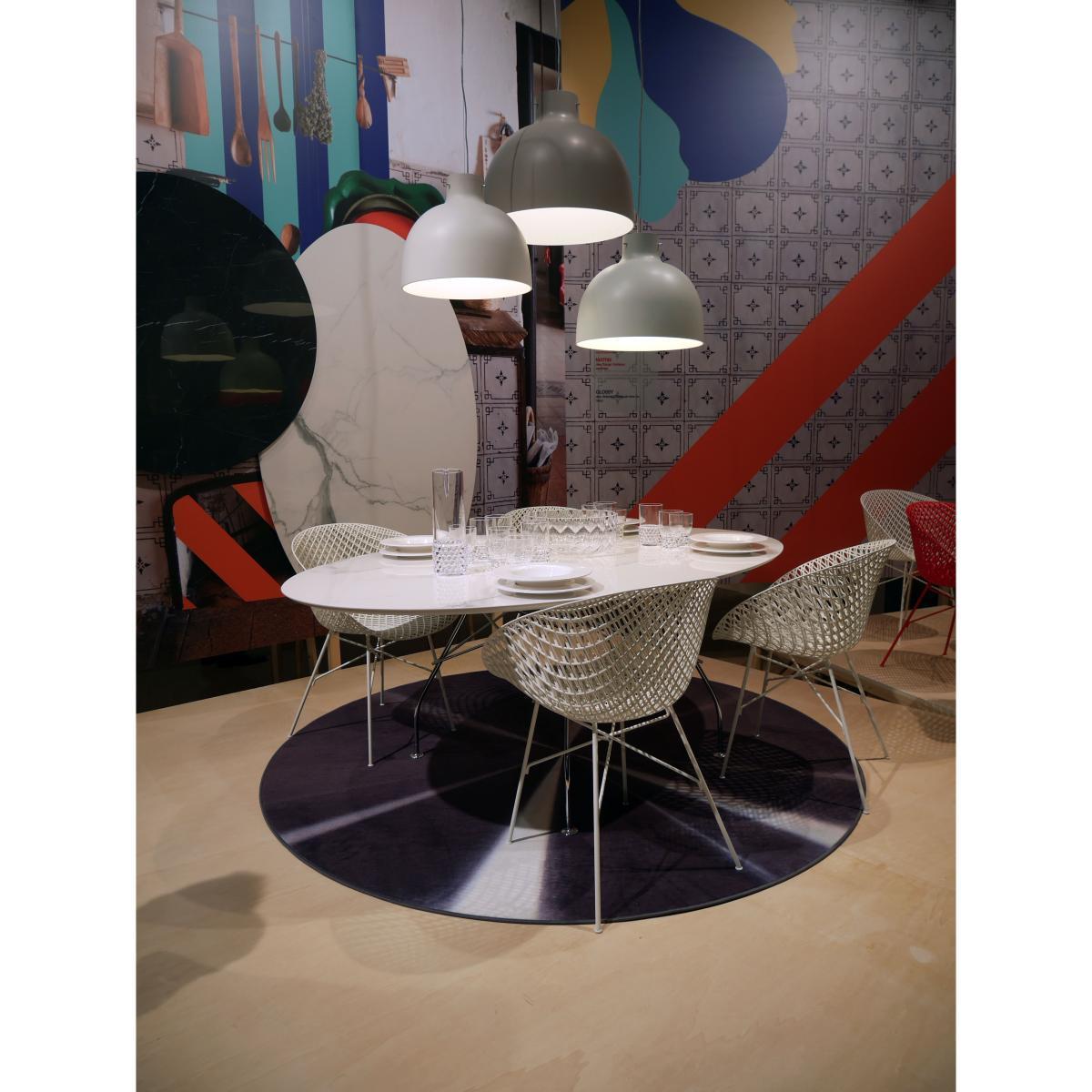 Kartell Carpet Rug - / Ø 200 cm by Kartell Grey – image 2