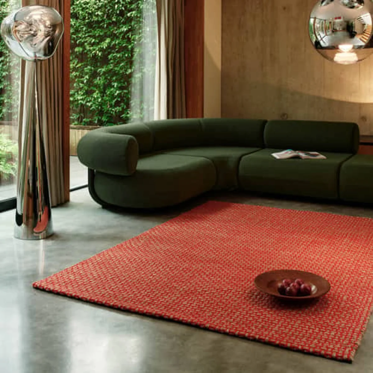 Weave Rug textile orange / 200 x 300 cm - Tom Dixon – image 2