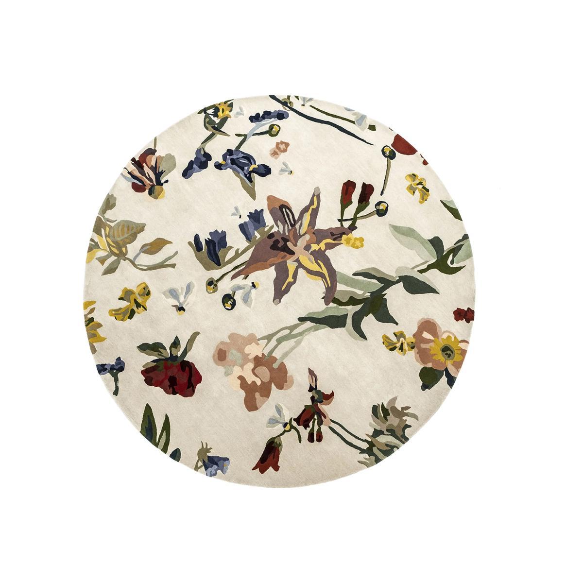 Flora - Promenade Rug - / By Santoi Moix - Ø 250 cm - Wool by Nanimarquina Multicoloured – image 1