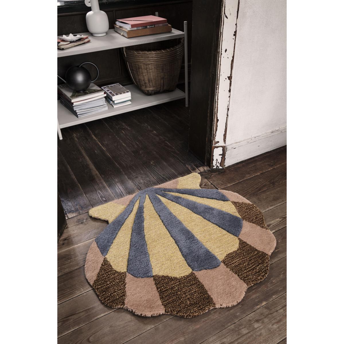 Shell Rug - / Wall decoration - 79 x 70 cm by Ferm Living Multicoloured – image 2