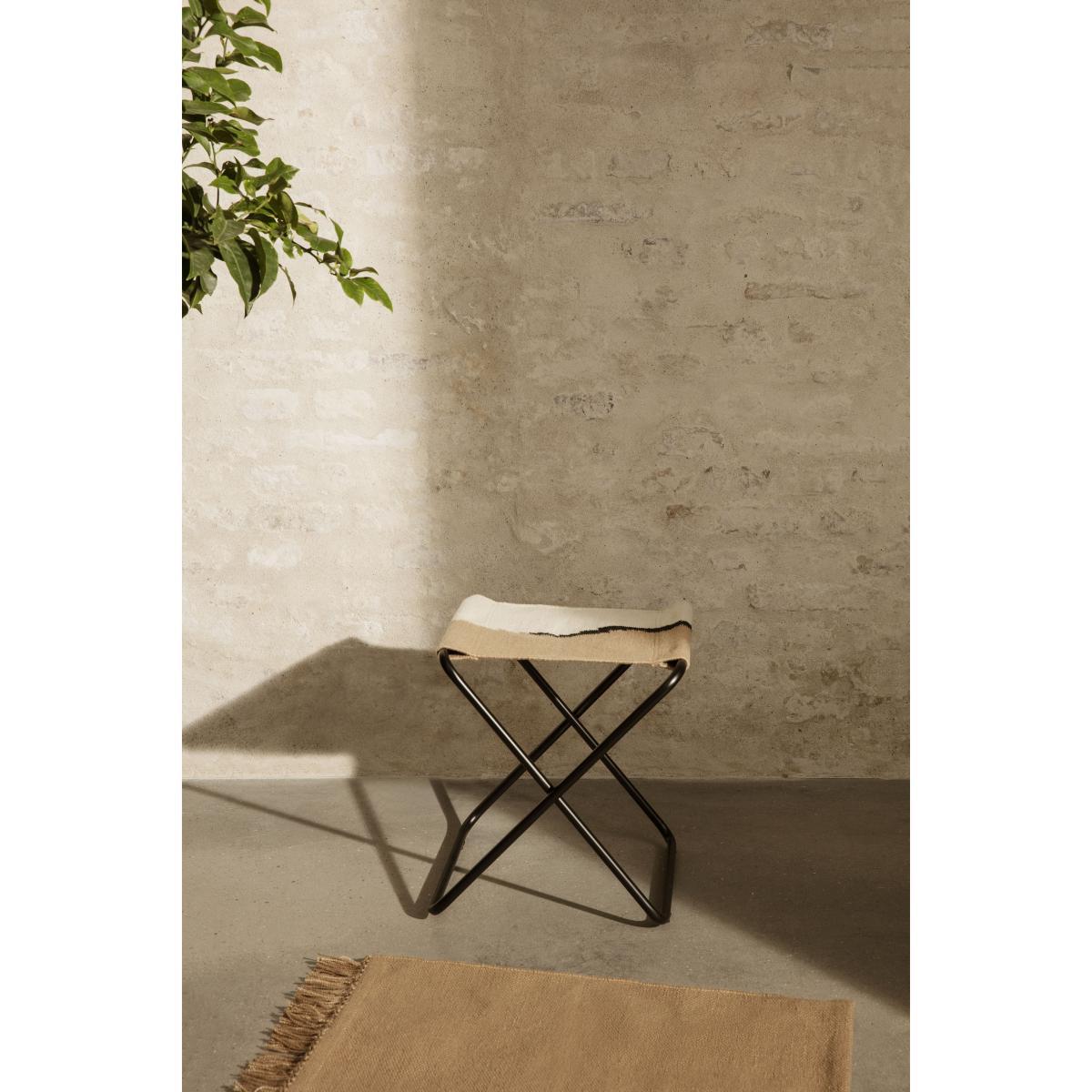 Hem Rectangular XS Outdoor rug - / 70 x 50 cm - Recycled plastic bottles by Ferm Living Beige – image 2