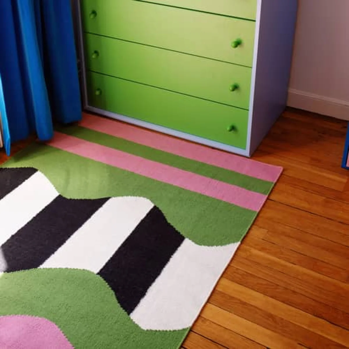 Vertigo Rug textile multicoloured / 210 x 140 cm - Handwoven - COLORTHERAPIS – image 3