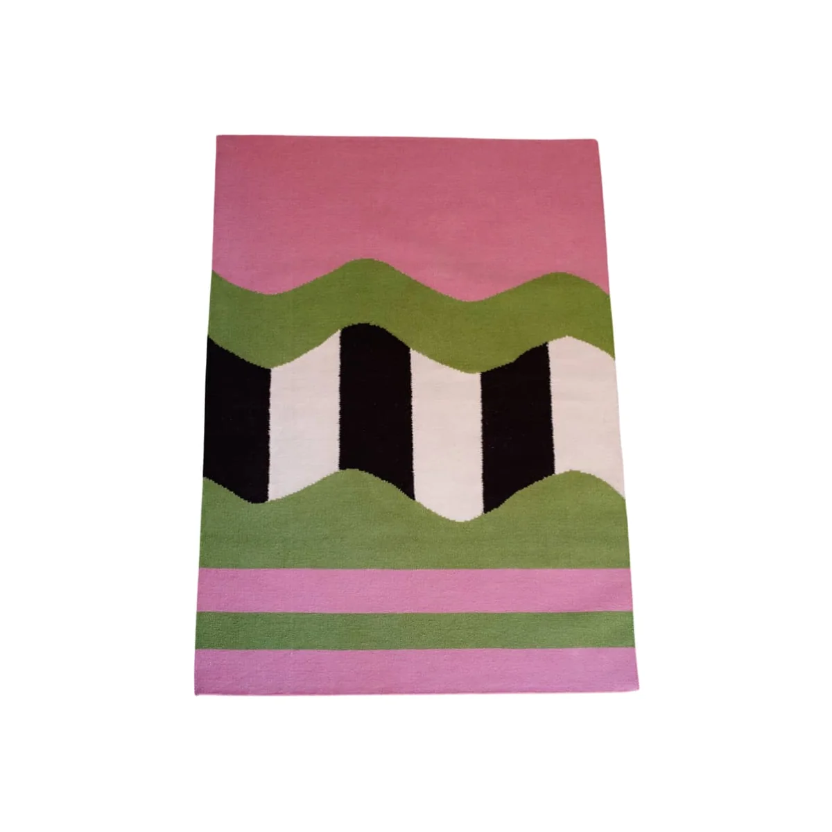 Vertigo Rug textile multicoloured / 210 x 140 cm - Handwoven - COLORTHERAPIS – image 1