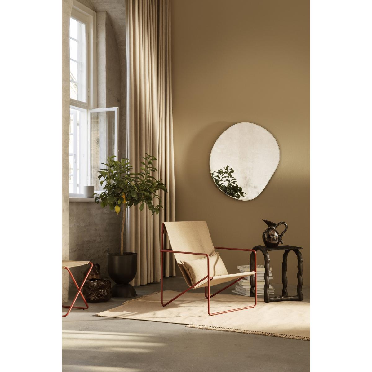 Hem Rectangular Small Outdoor rug - / 80 x 140 cm - Recycled plastic bottles by Ferm Living Beige – image 2