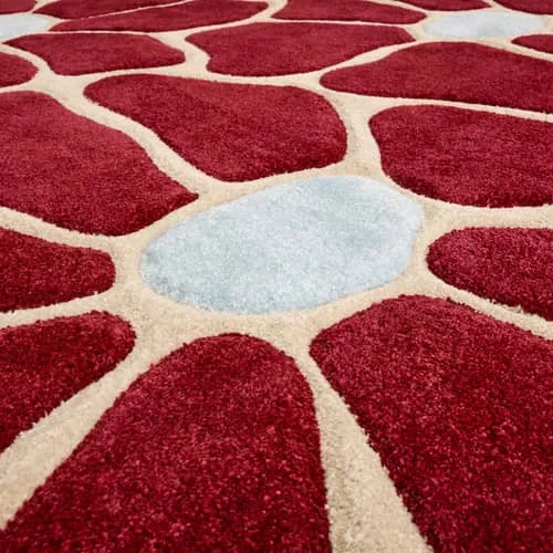 Groovy Bloom Rug textile red / 230 x 160 cm - Fatboy – image 5