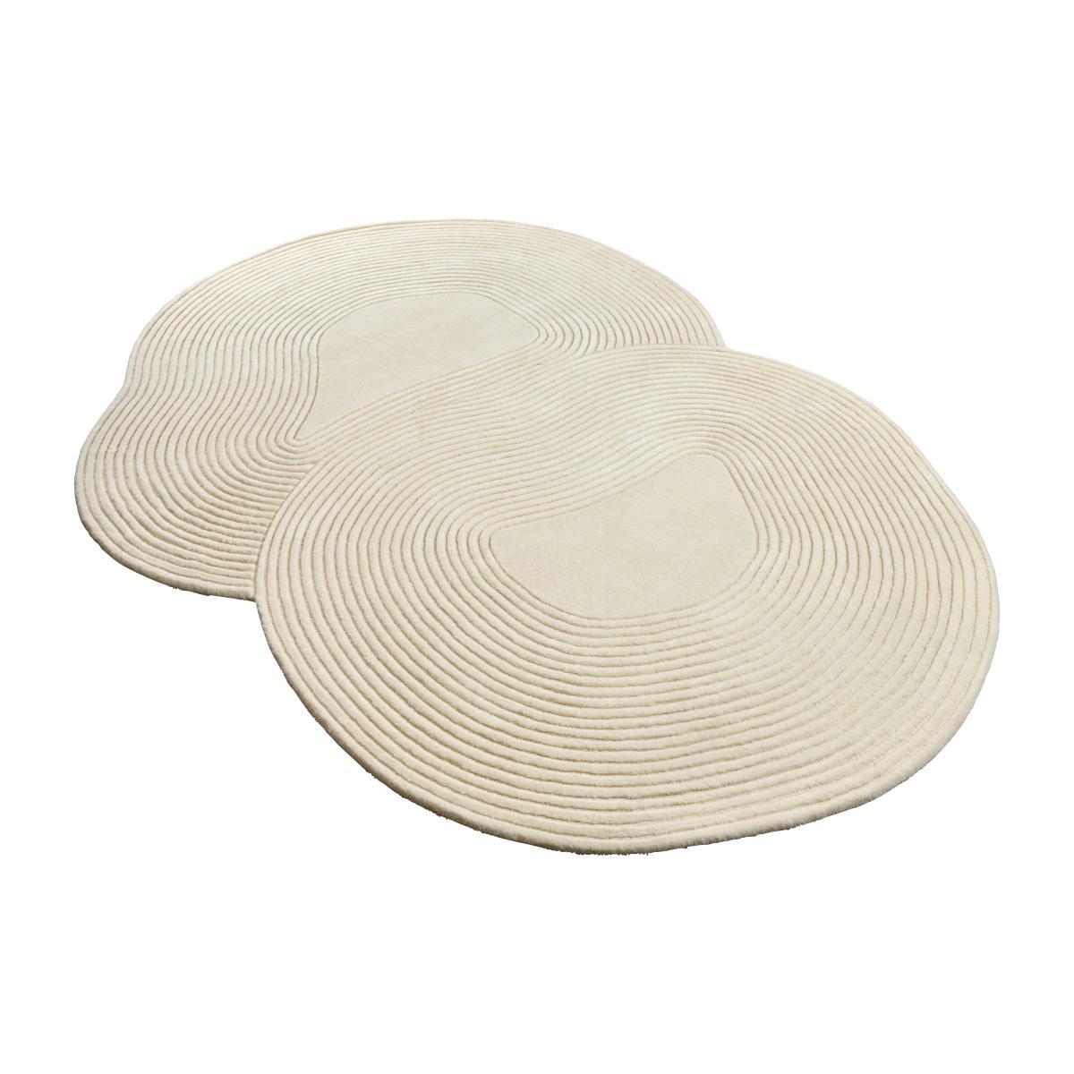 Zen Shaped Rug - / 180 x 240 cm - Hand-made by Bolia Beige – image 1