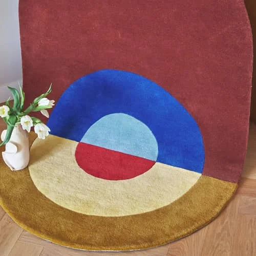 Sunset Rug textile multicoloured / 240 x 170 cm - Hand-tufted - COLORTHERAPIS – image 3