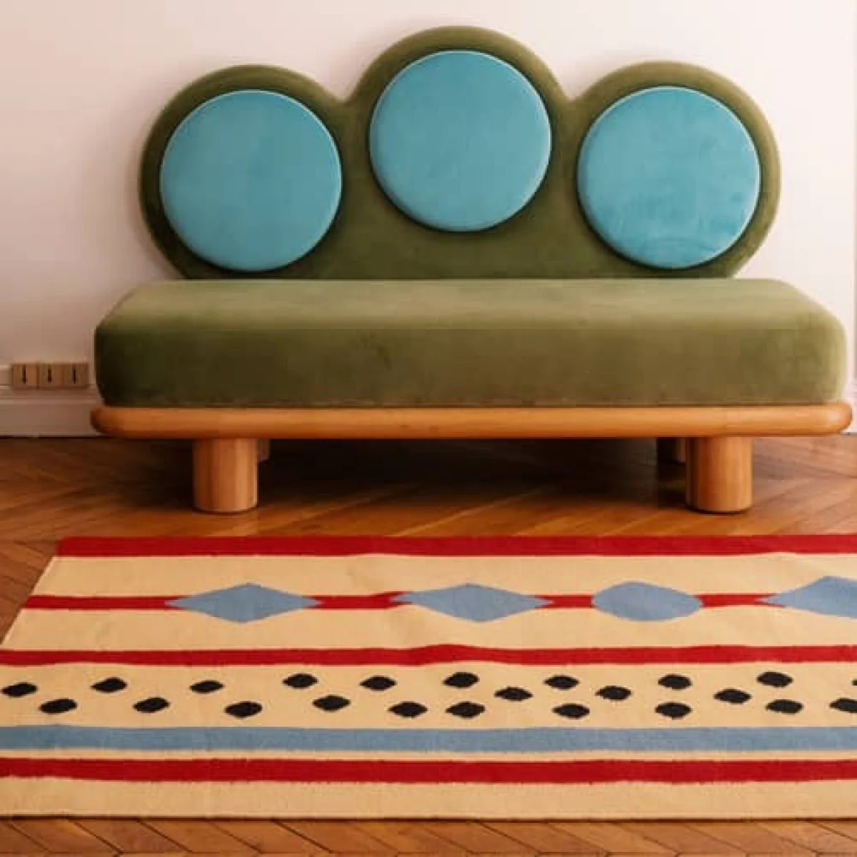 Arizona Rug textile multicoloured / 210 x 140 cm - Handwoven - COLORTHERAPIS – image 2