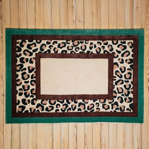 Green Safari Rug textile multicoloured / 180 x 120 cm - Hand-tufted - COLORTHERAPIS – image 1