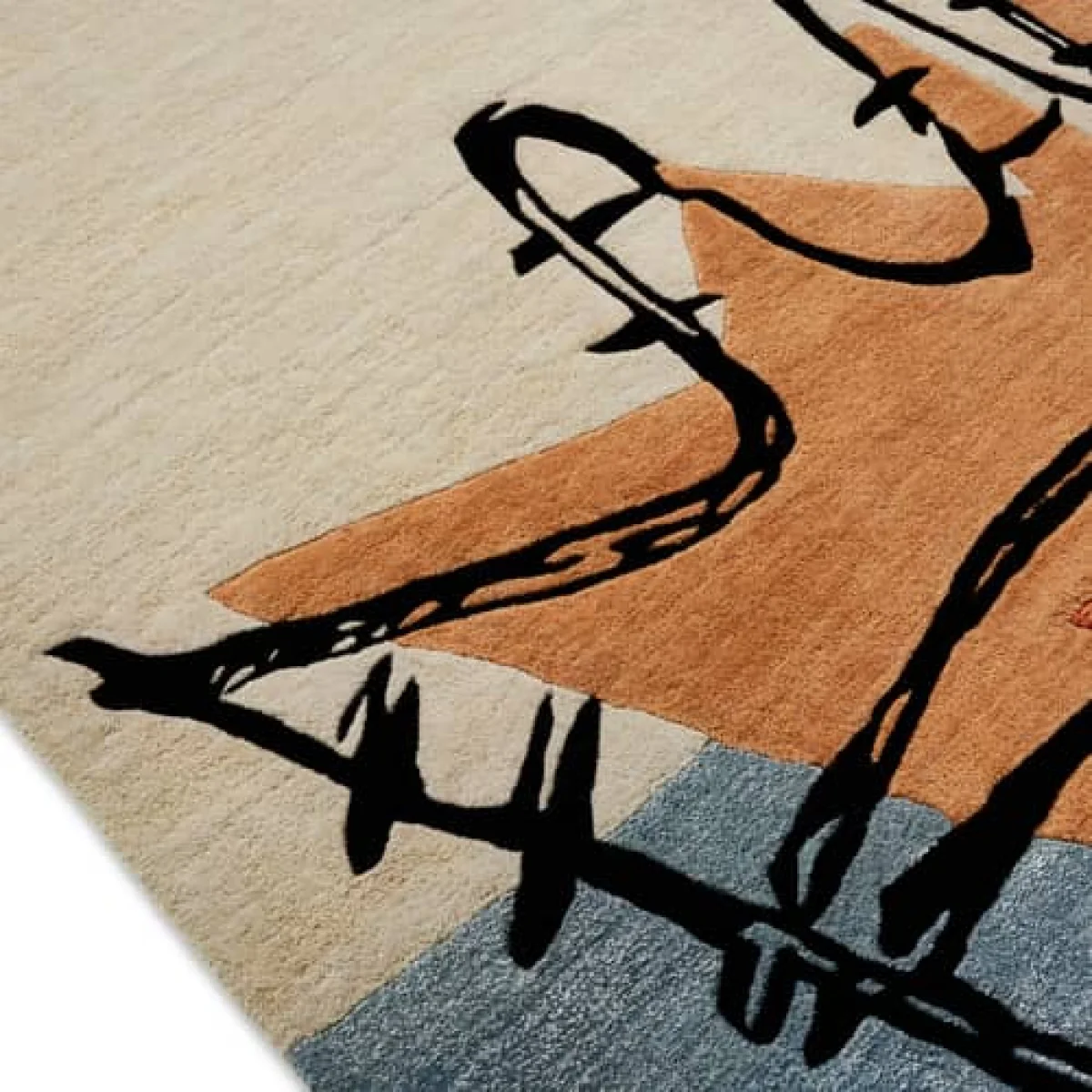 La main ouverte Rug textile multicoloured / 300 x 200 cm - Le Corbusier - CASSINA – image 2