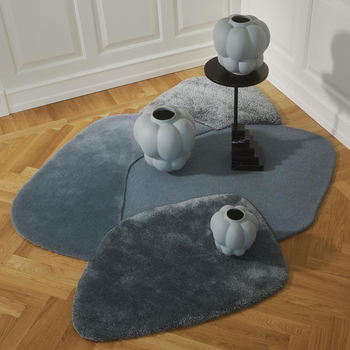 Mola Rug textile blue / 195 x 140 cm - AYTM – image 2