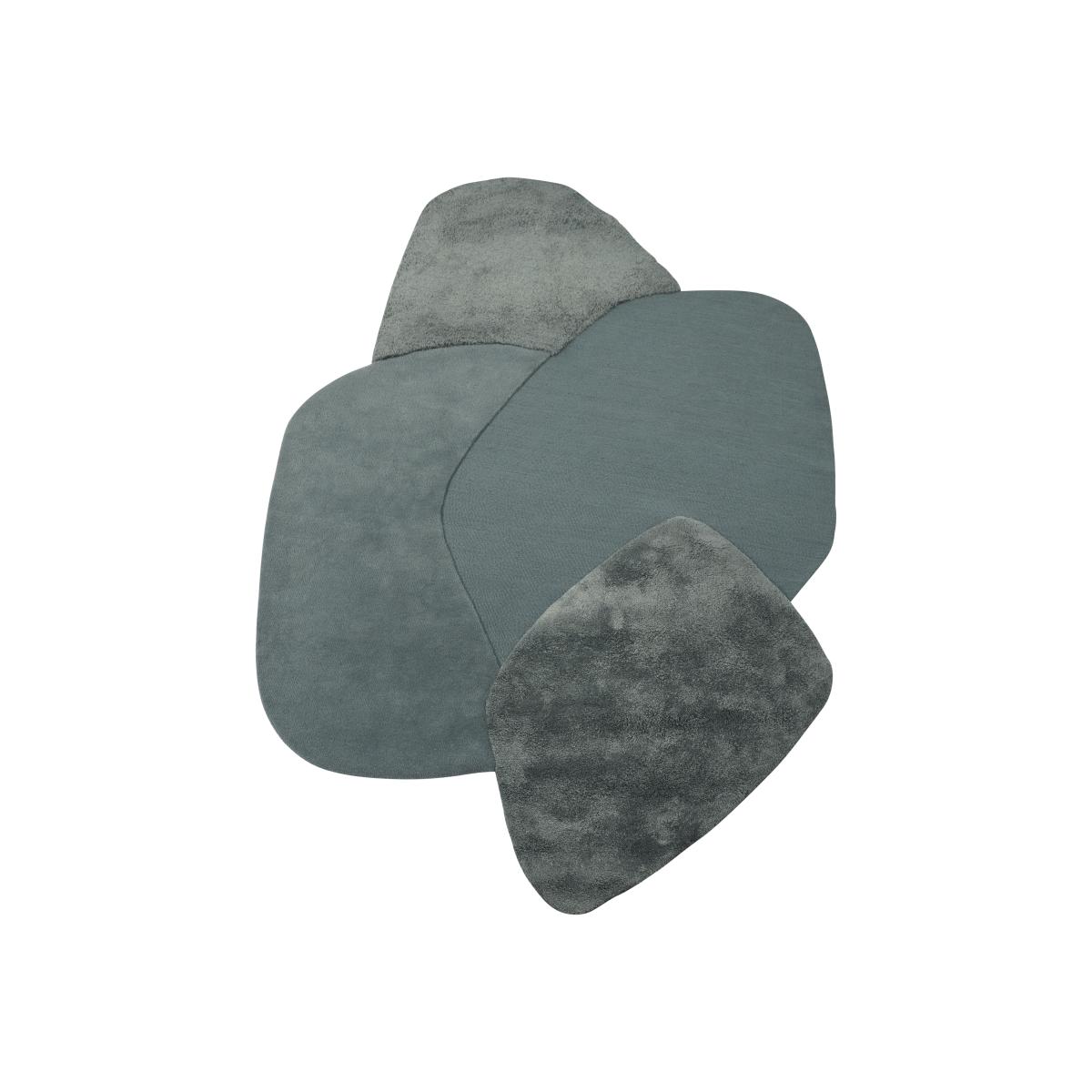 Mola Rug textile blue / 195 x 140 cm - AYTM – image 1