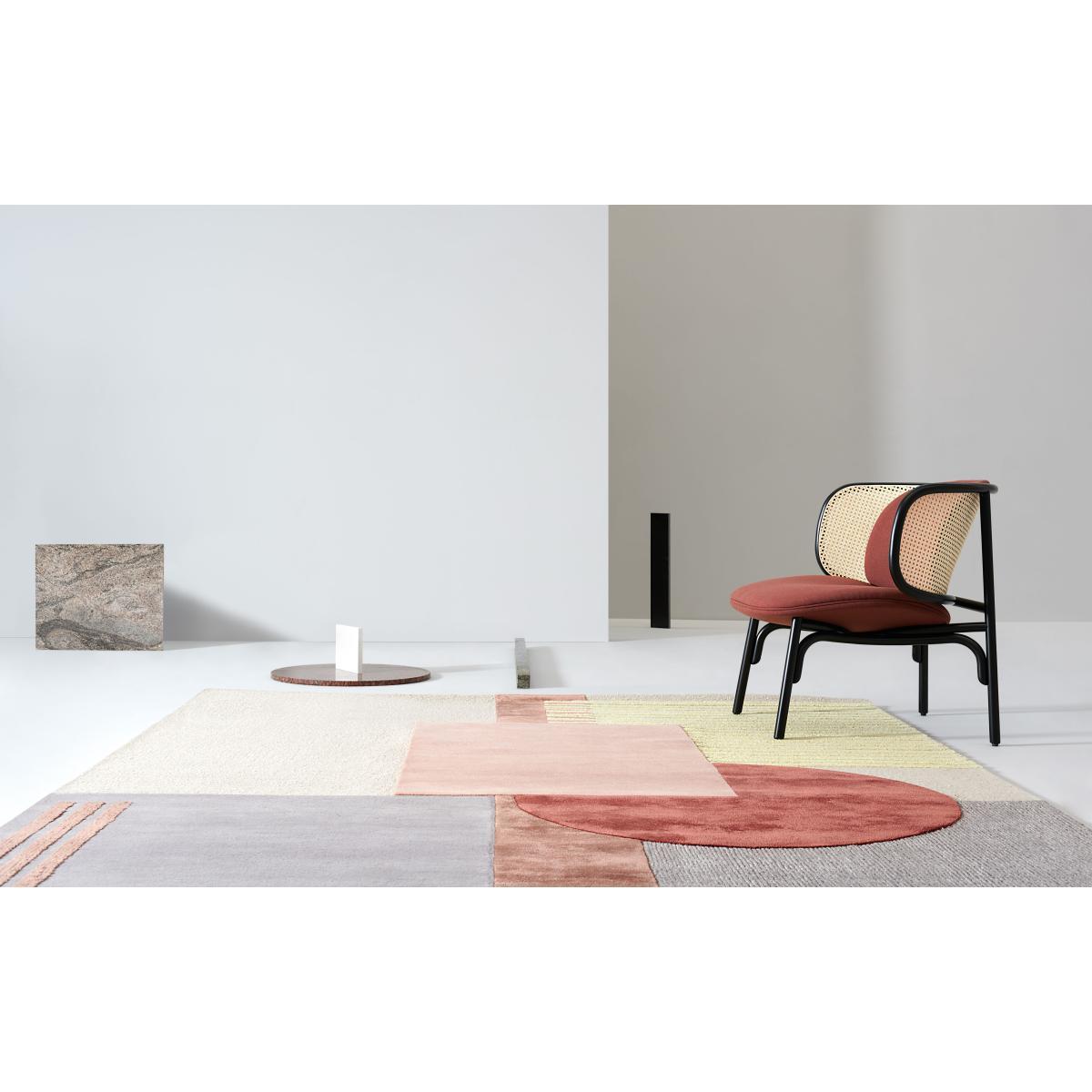 Around colors Rug - / 230 x 300 cm - Hand-tufted by Wiener GTV Design Pink/Multicoloured – image 2