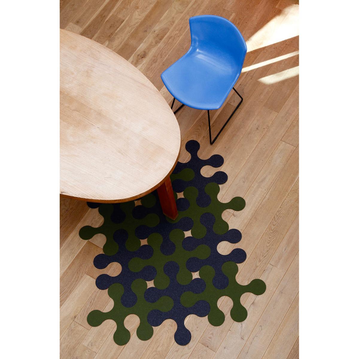 Molécules Rug - / 6 pieces - Plain by La Corbeille Blue – image 3