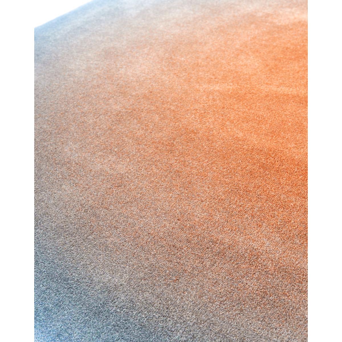 Optical Rug - / Oval - 300 x 180cm by Pols Potten Blue/Orange – image 3