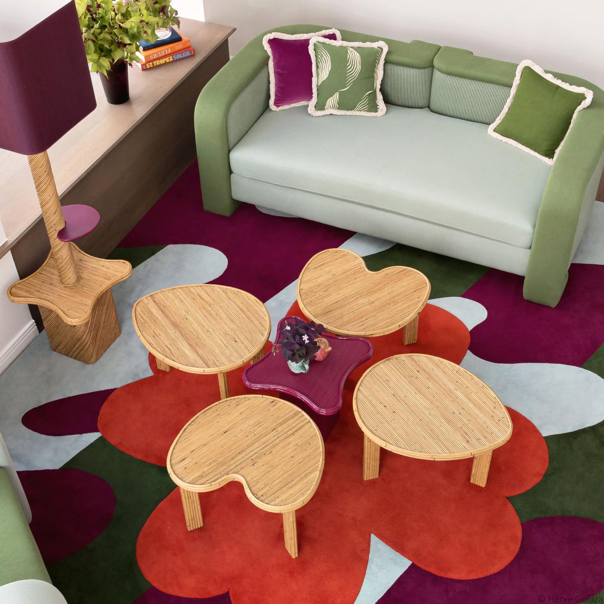 Azalée Rug textile multicoloured / 180 x 255 cm - Hand-tufted - PINTON – image 2