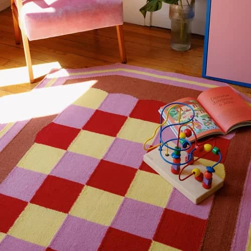 Cone Rug textile multicoloured / 210 x 140 cm - COLORTHERAPIS – image 2