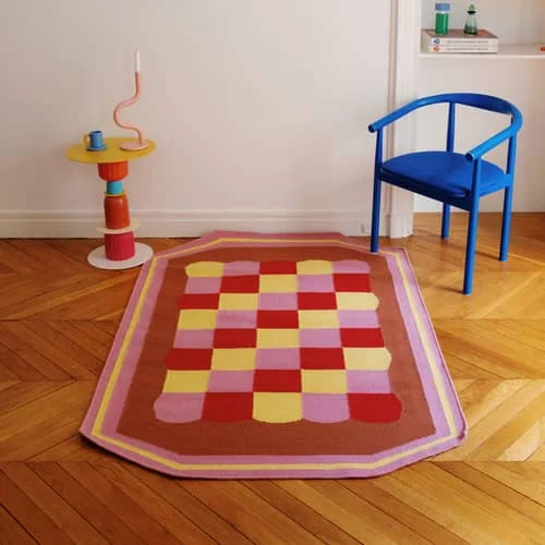 Cone Rug textile multicoloured / 210 x 140 cm - COLORTHERAPIS – image 3