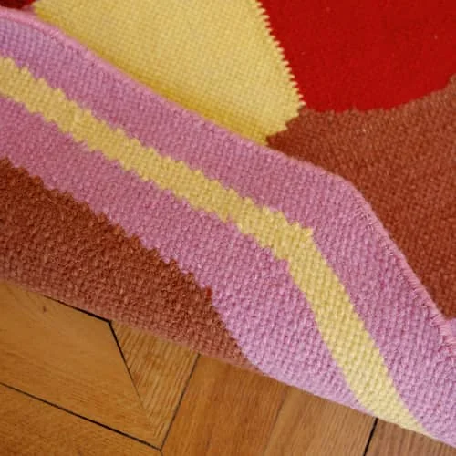 Cone Rug textile multicoloured / 210 x 140 cm - COLORTHERAPIS – image 4
