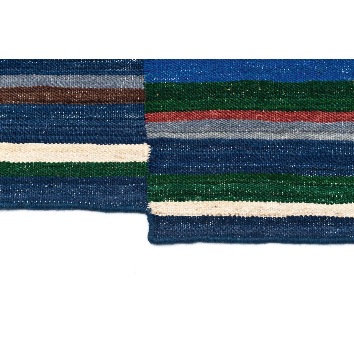 Lattice 1 Rug - 185 X 300 cm by Nanimarquina Blue/Multicoloured – image 3