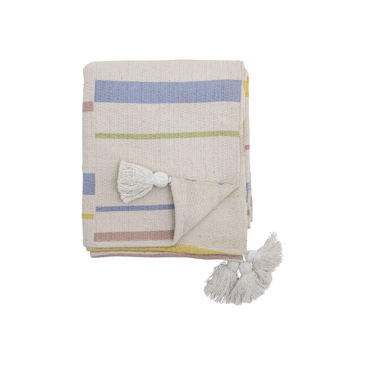 Pontino Plaid textile multicoloured / 160 x 130 cm - Bloomingville – image 1