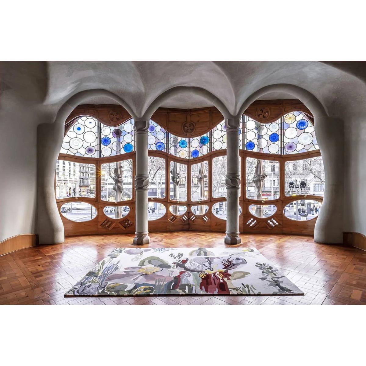 Flora - Backyard Rug - / By Santoi Moix - 170 x 240 cm / Wool by Nanimarquina Multicoloured – image 4