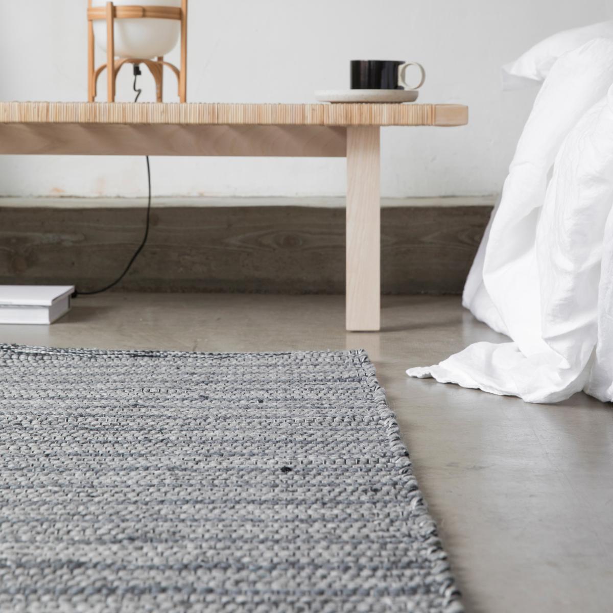 Stripe rug 200x300 cm Grey – image 2