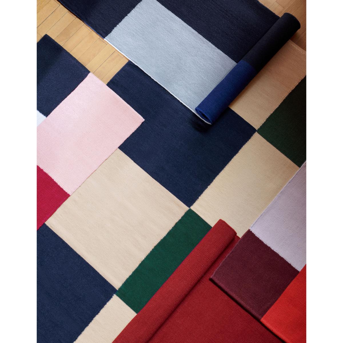 Ethan Cook Flat Works rug 170x240 cm Peach green check – image 2
