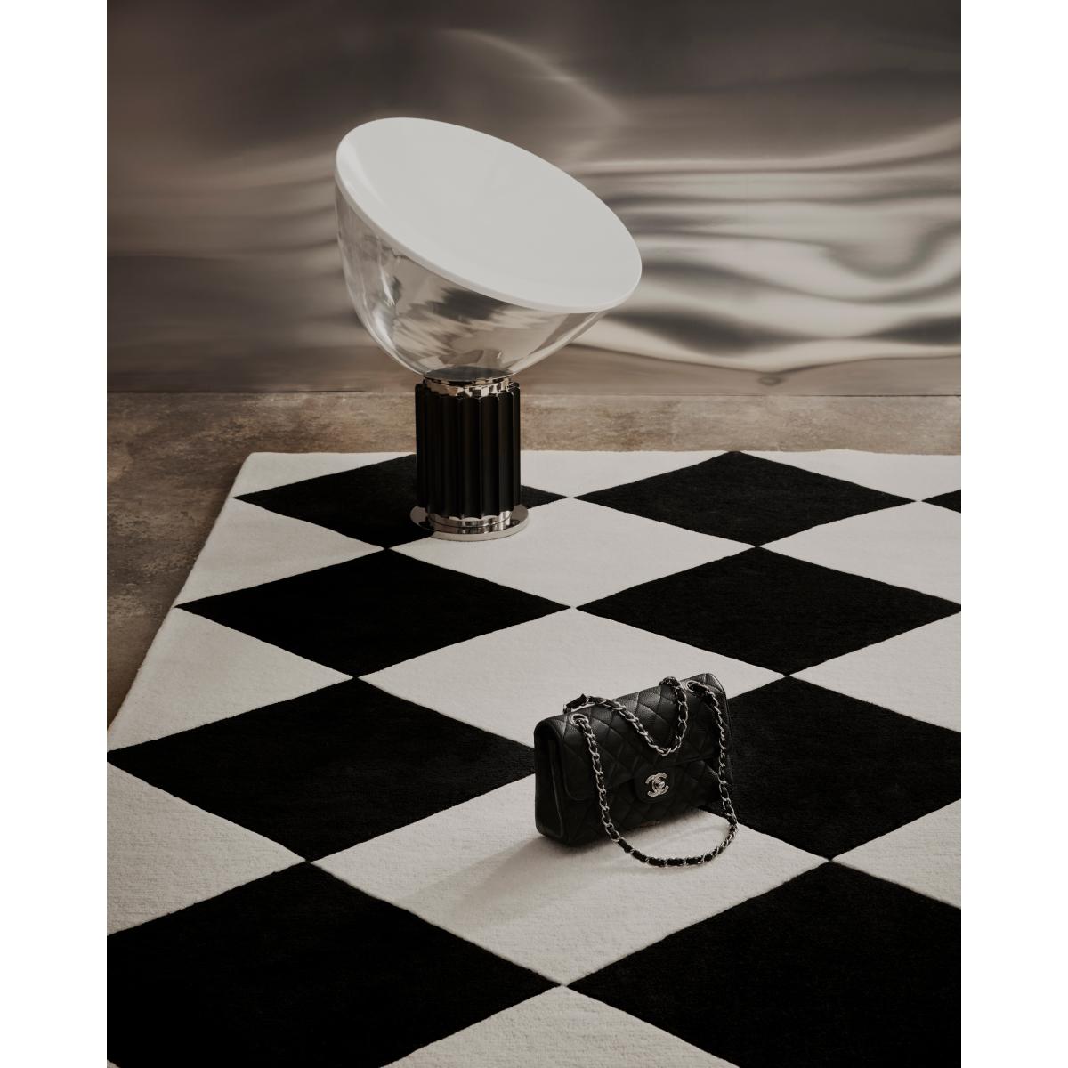 Tinted Tenman wool carpet 250x350 cm Black-white – image 5