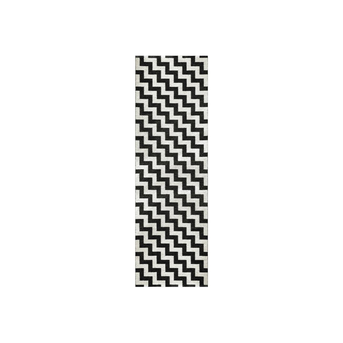 Gunnel rug black 70x150 cm – image 1