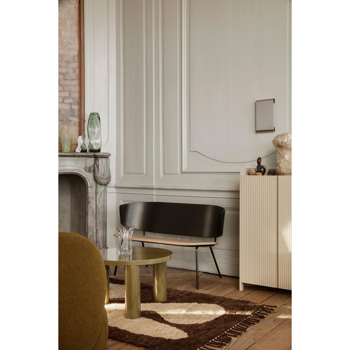 Ferm Living Abstract rug brown-off-white 120x180 cm – image 2