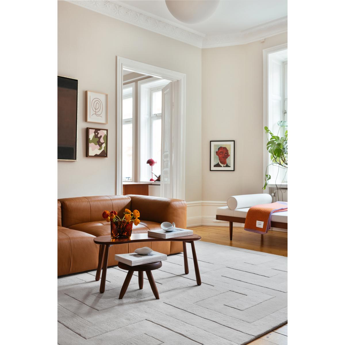 Layered Byzantine grande wool carpet Simply gray 250x350 cm – image 2
