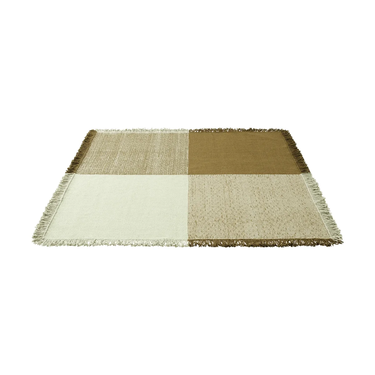Muuto Verso wool rug Pale green-warm brown 258x258 cm – image 4