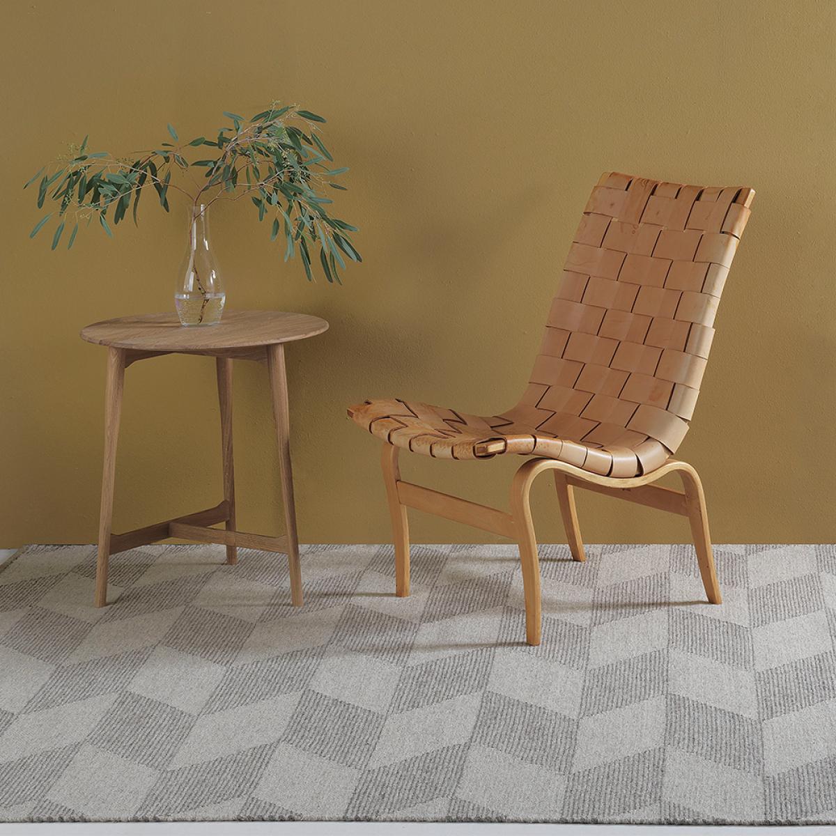 Kateha Herringbone Weave rug Light beige 200x300 cm – image 4