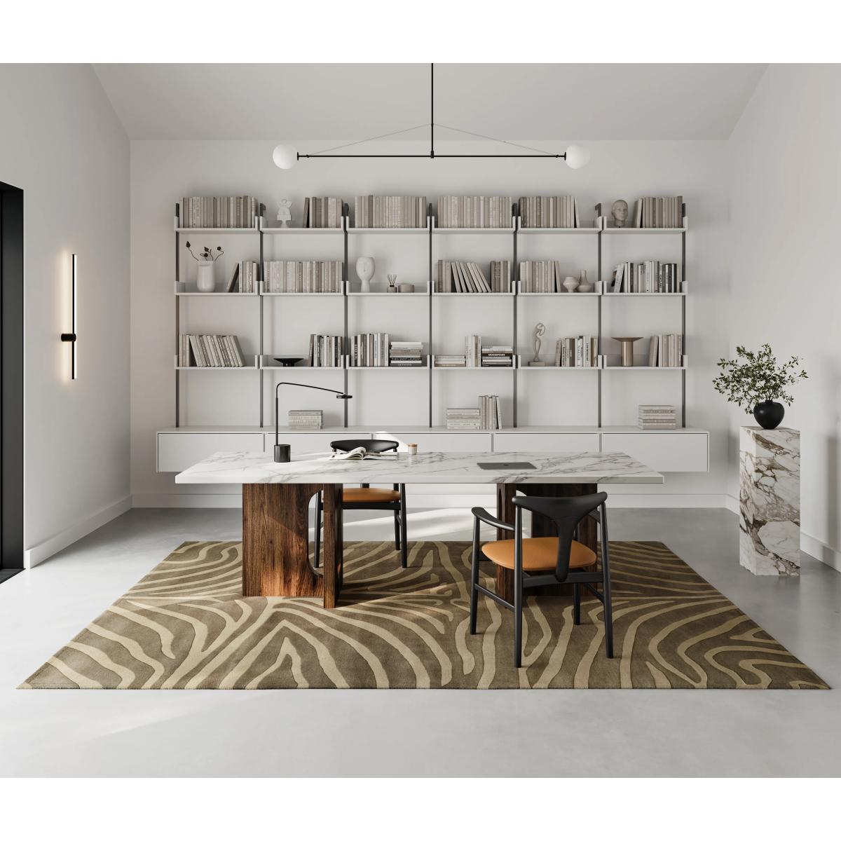 Classic Collection Zebra rug 250x350 cm Brown – image 2