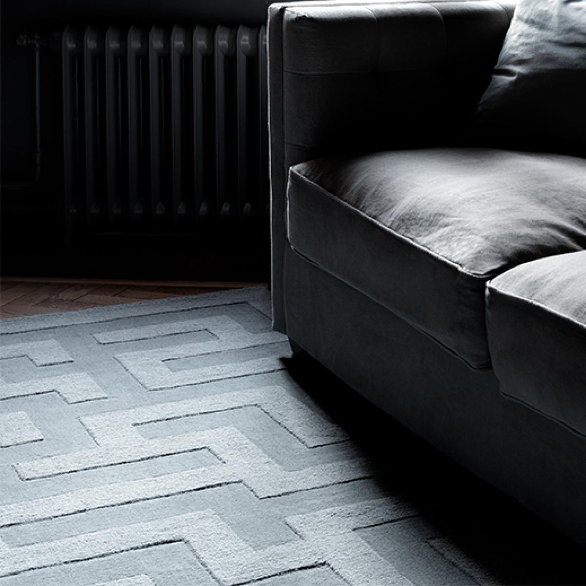 Wool Byzantine rug 180x270 cm Misty Sky – image 2