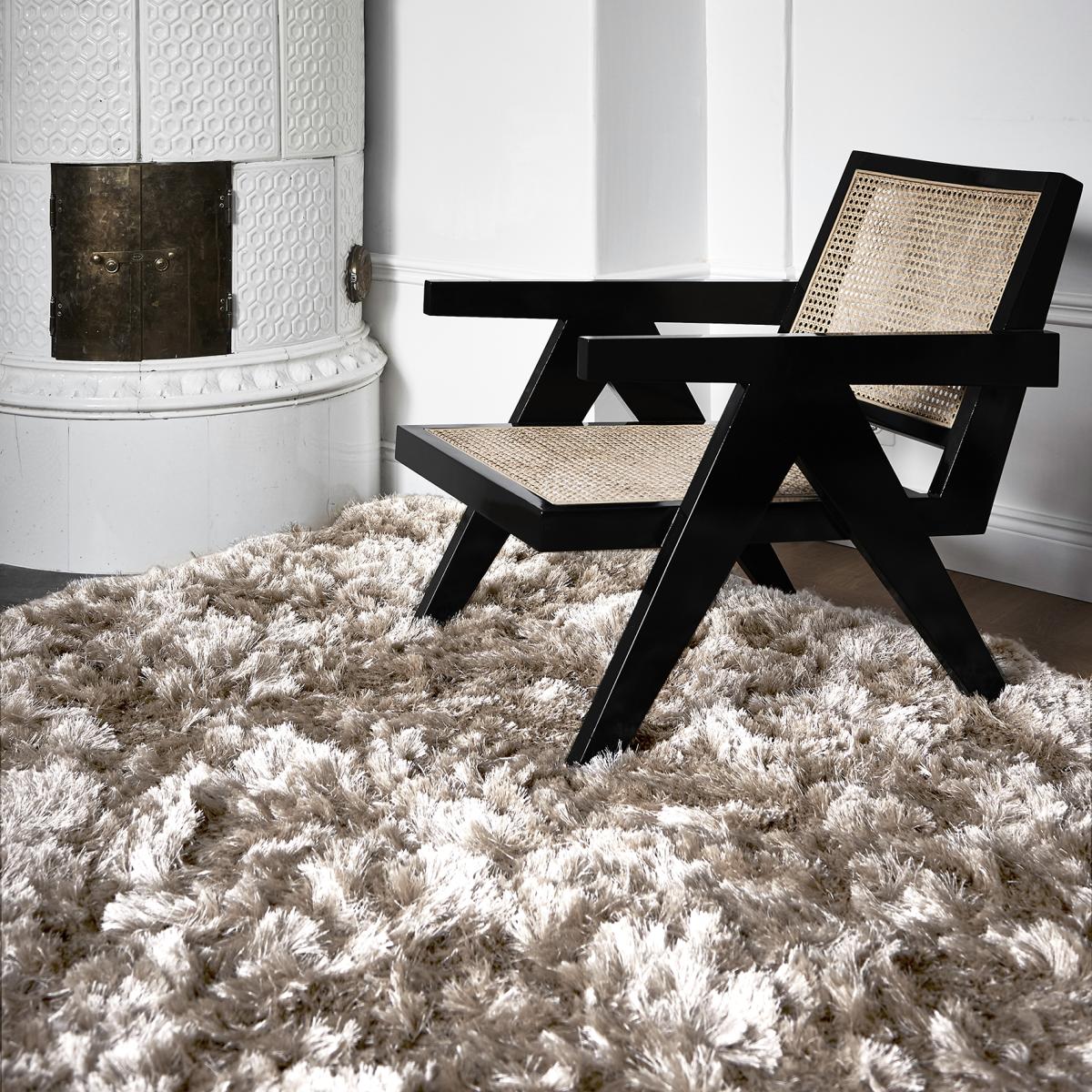 Shaggy rug 200x300 cm champagne – image 2