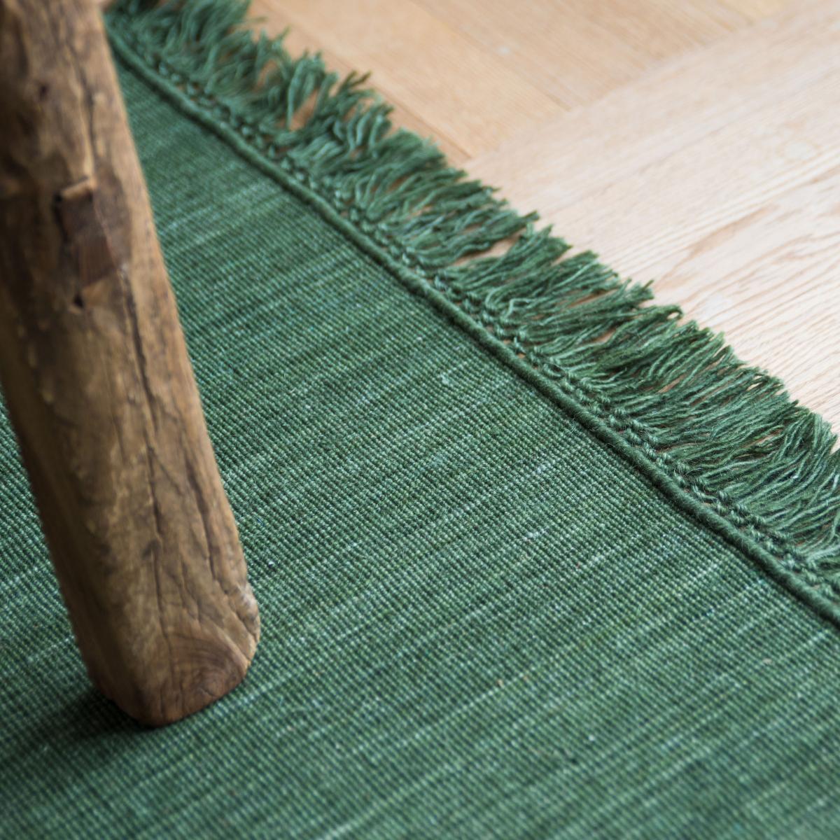 Nanda rug 170x240 cm Green melange – image 2