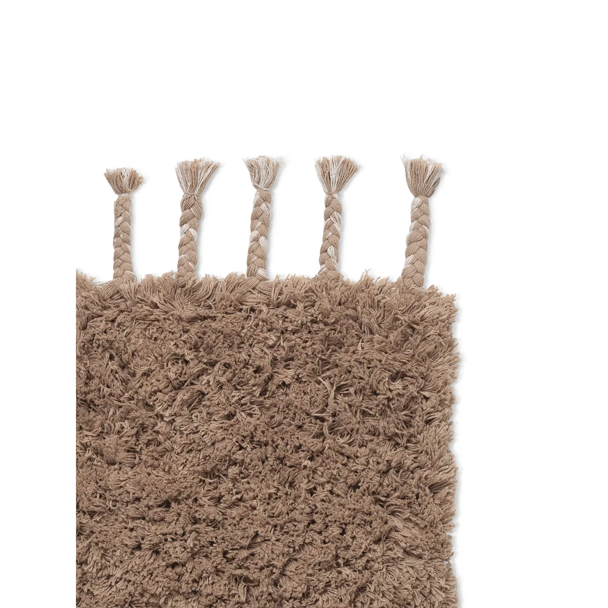 ferm LIVING Amass long pile rug 70x140 cm White Pepper – image 2
