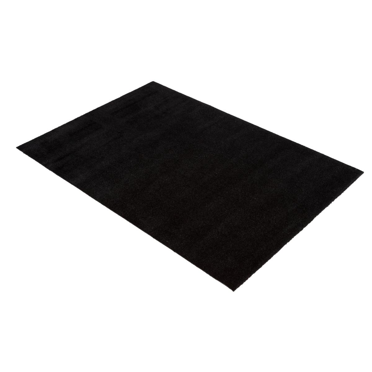 tica copenhagen Unicolor hallway rug Black. 90x130 cm – image 2