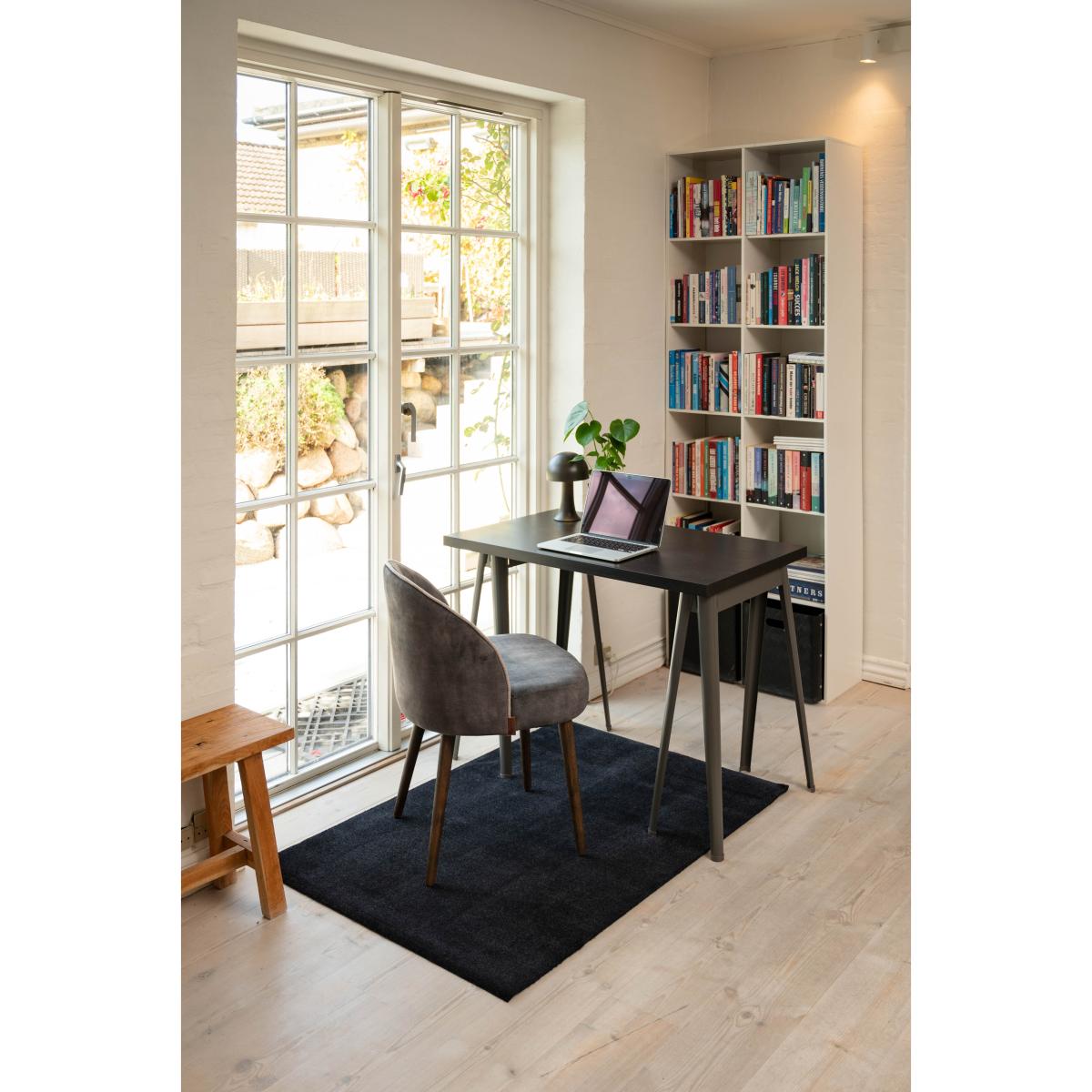 tica copenhagen Unicolor hallway rug Black. 90x130 cm – image 4