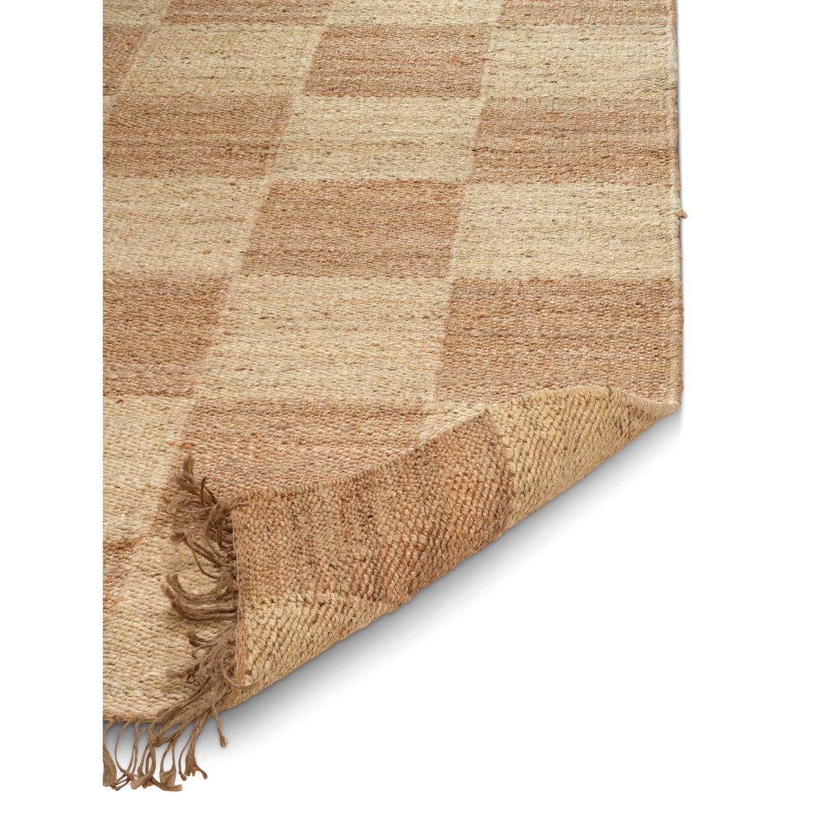 Classic Collection Jute Squares rug Natural 250x350 cm – image 2