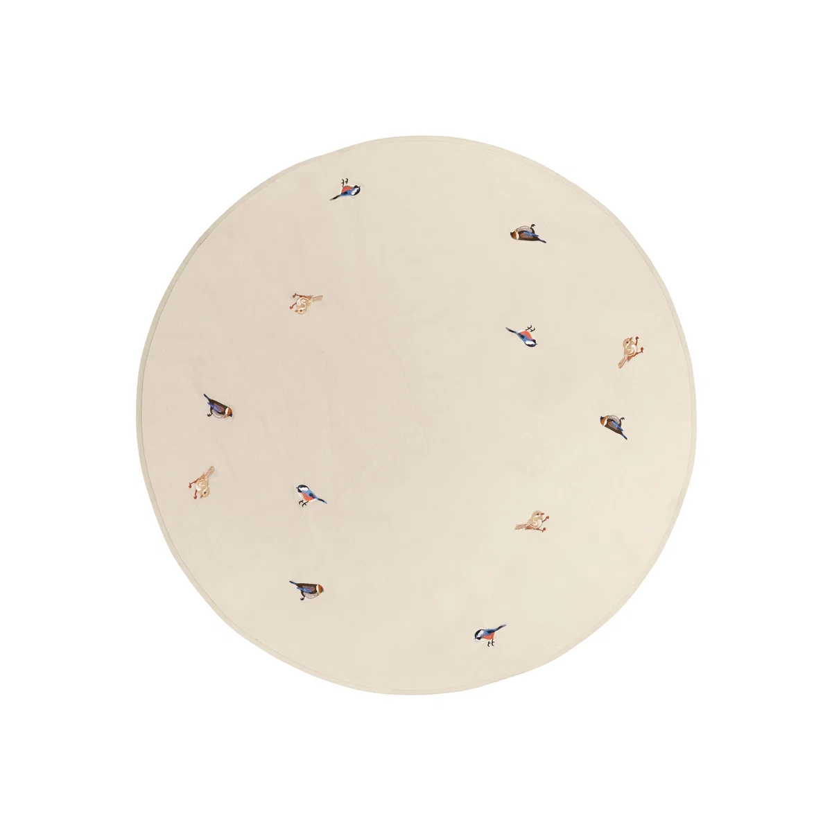 Broste Copenhagen Bird Christmas tree rug Brazilian sand