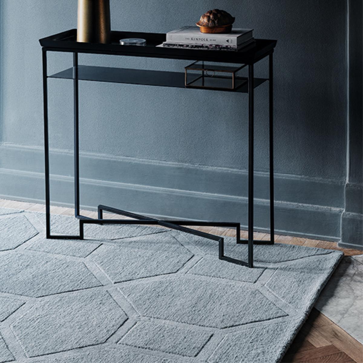 Wool Entrance rug 180x270 cm Misty Sky – image 2