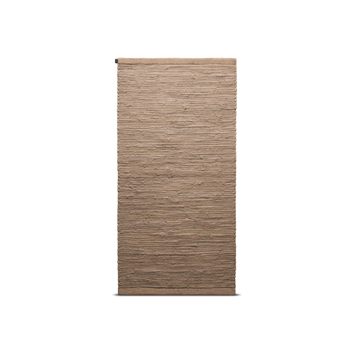 Cotton rug 140x200 cm Nougat – image 1
