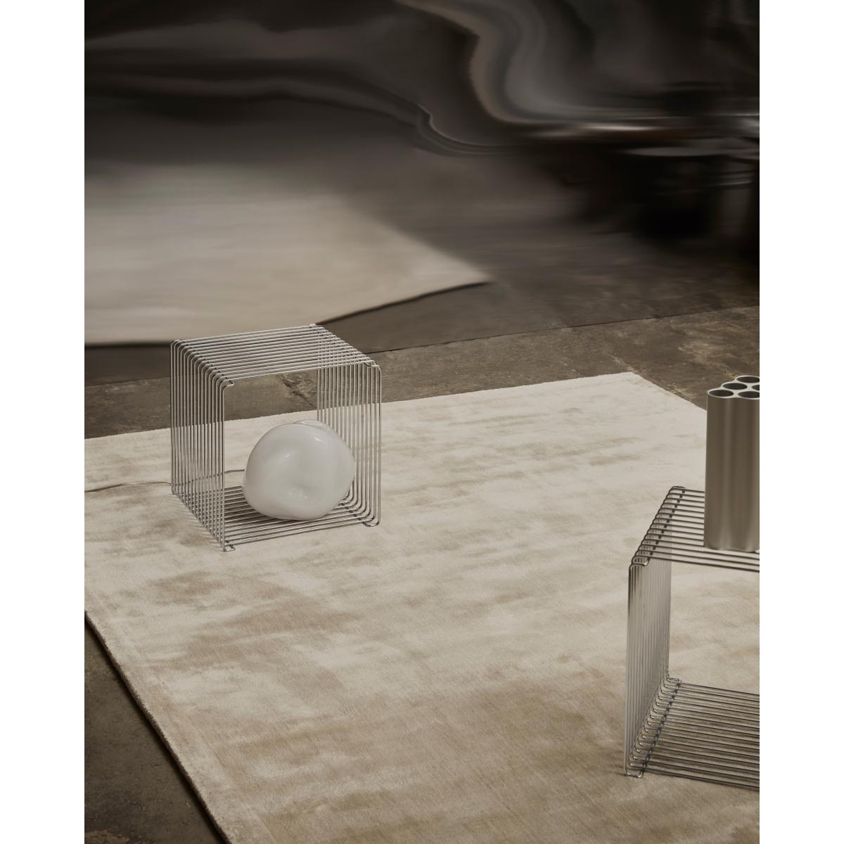 Tinted Backfjall viscose carpet 170x240 cm Offwhite – image 3