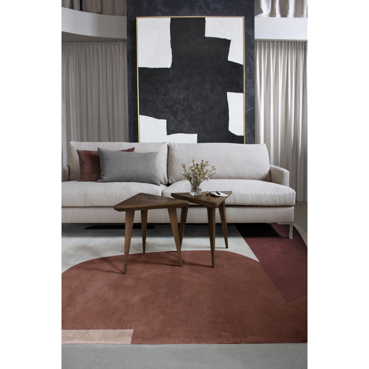 Layered Cloudberry wool rug 300x400 cm – image 2