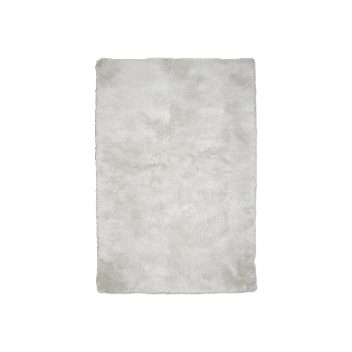 Shaggy rug 200x300 cm ivory (white