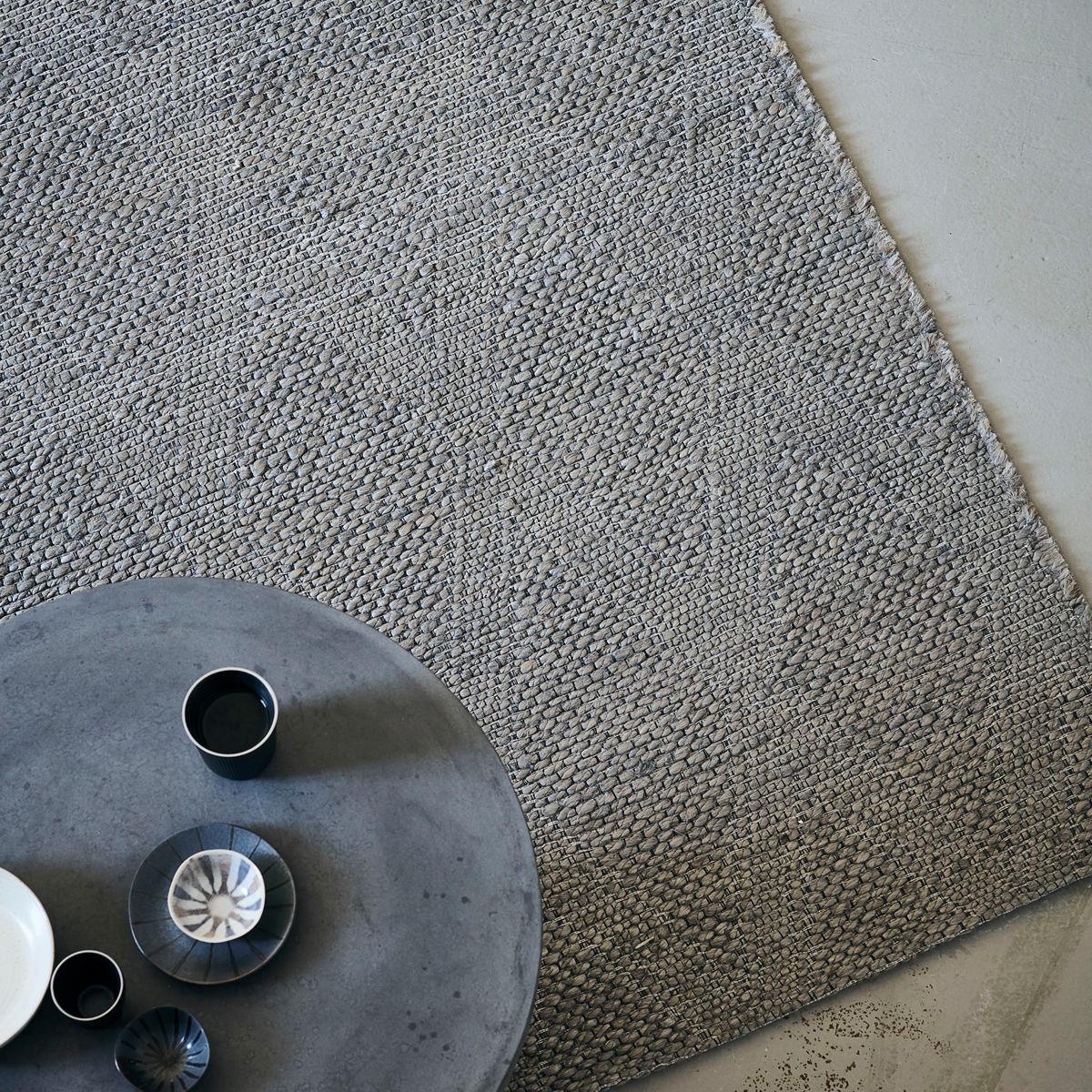 Mara rug 180x180 cm Grey grey – image 3