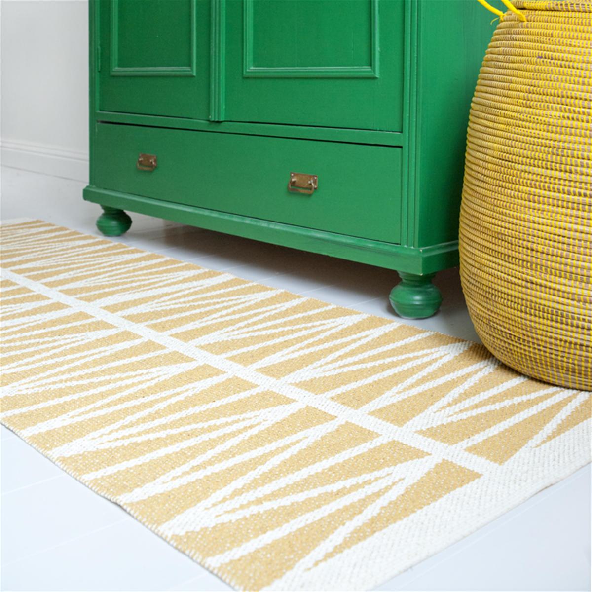 Helmi rug yellow 70x150 cm – image 3